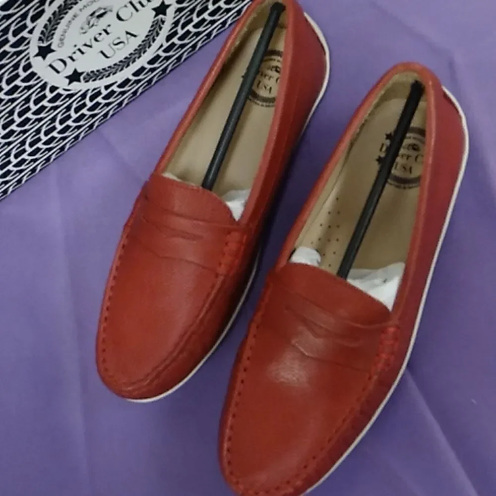 Driver Club size 3.5 red moccasin New